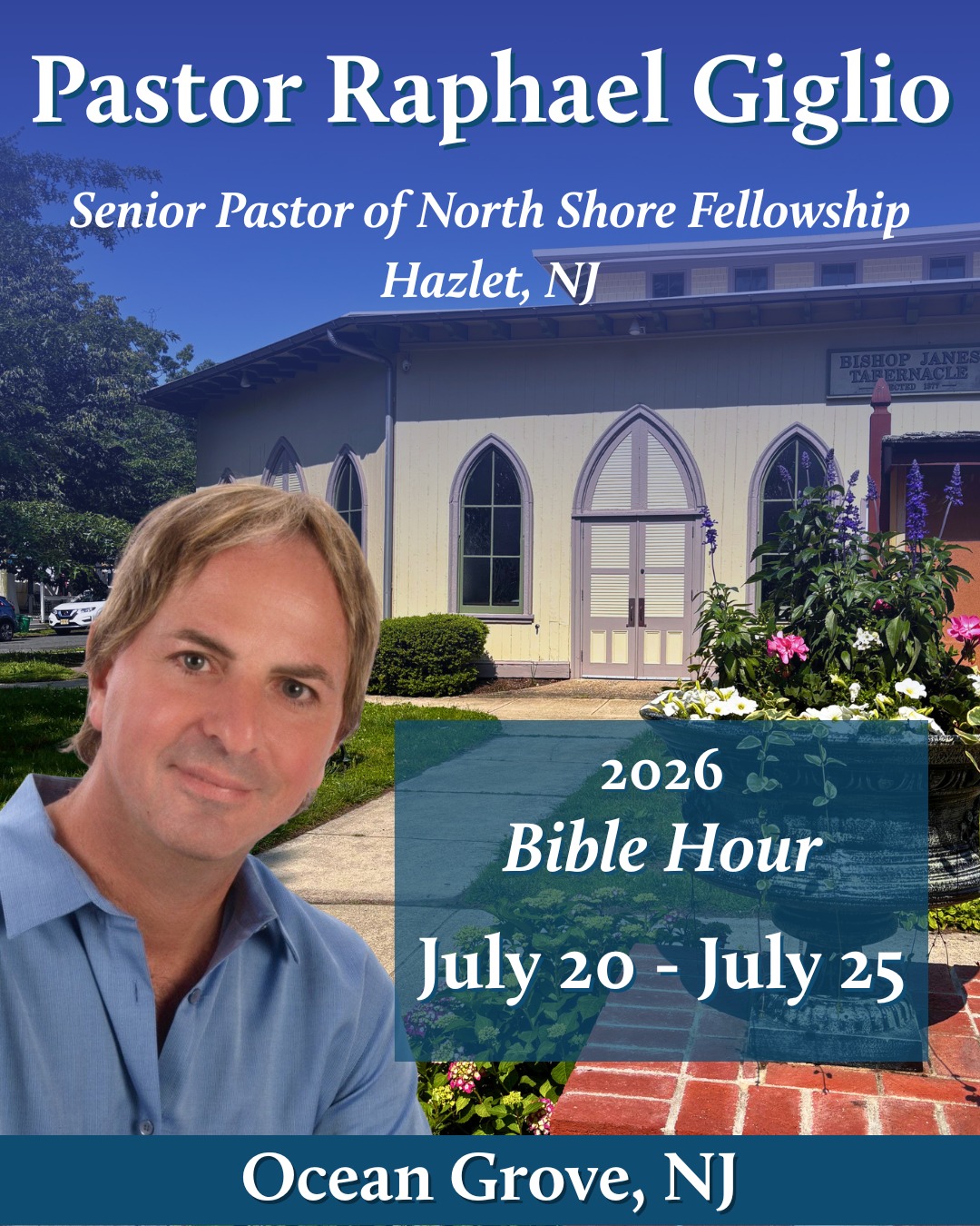 Ocean - We’re excited to welcome Pastor Raphael Giglio as our Bible ...