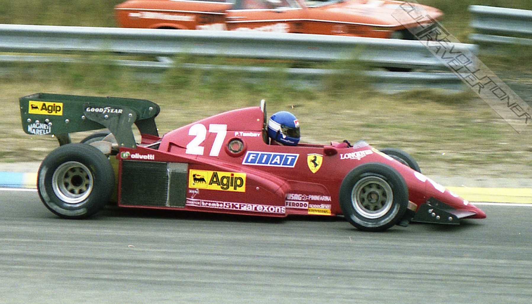 Year 1983 Dutch Grand Prix at Zandvoort Patrick Tambay / Ferrari