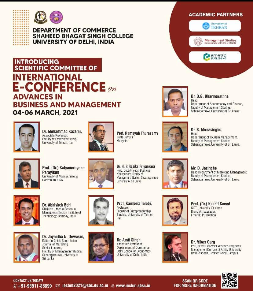 International E-Conference on Advances in Business and Management | Delhi
