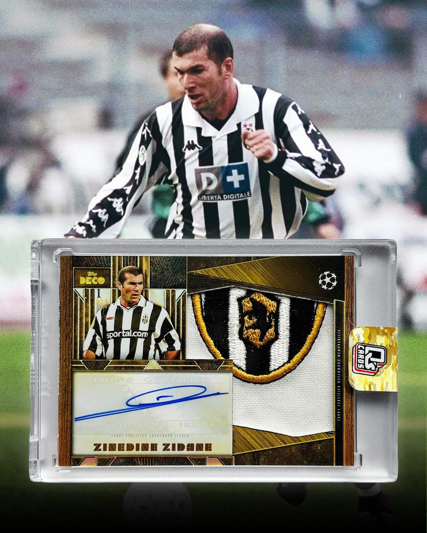 This is a SPECIAL trading card!?? A piece of Zidane