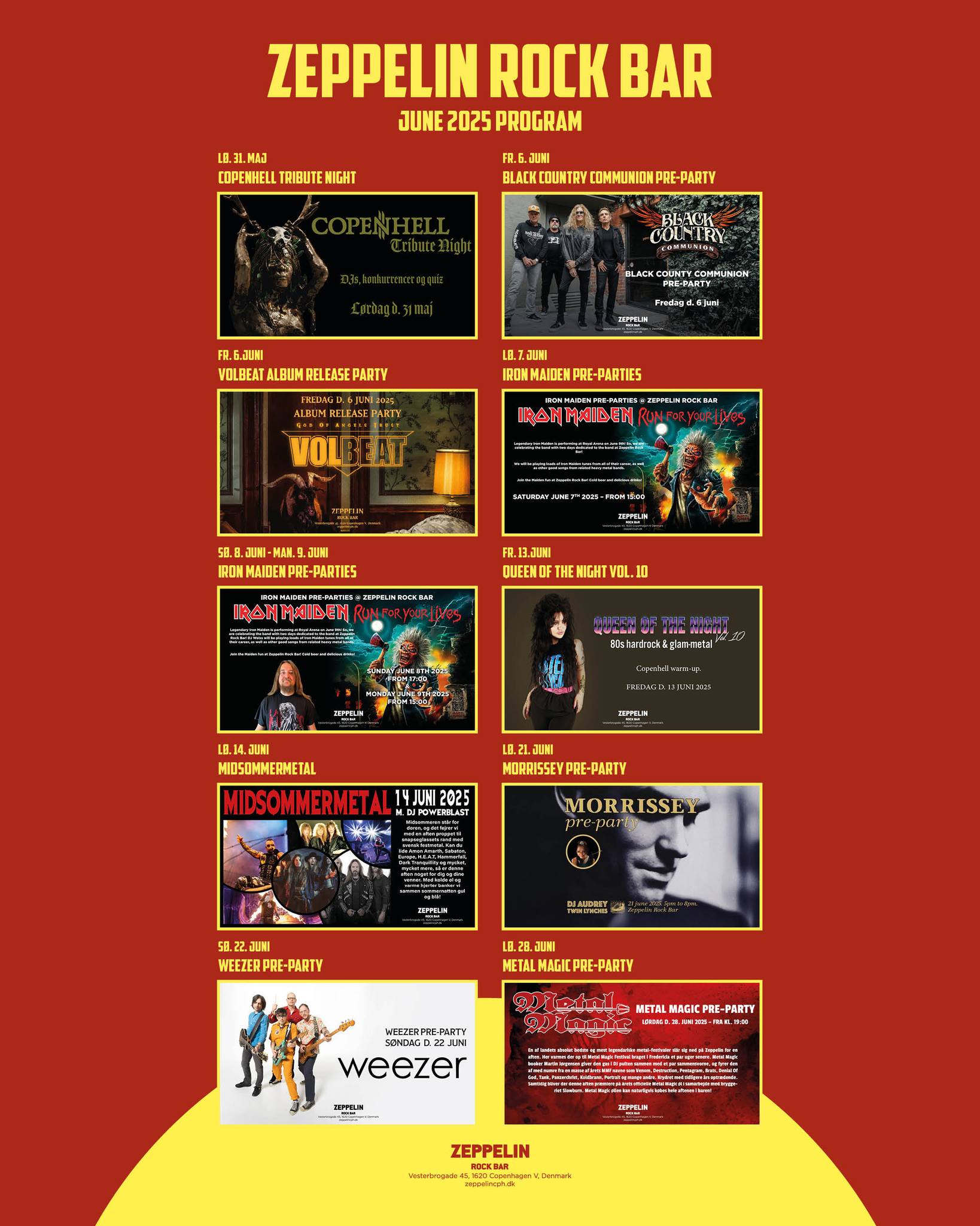 🔥 Zeppelin Rock Bar Juni 2025 program... - Zeppelin Rock Bar | Facebook