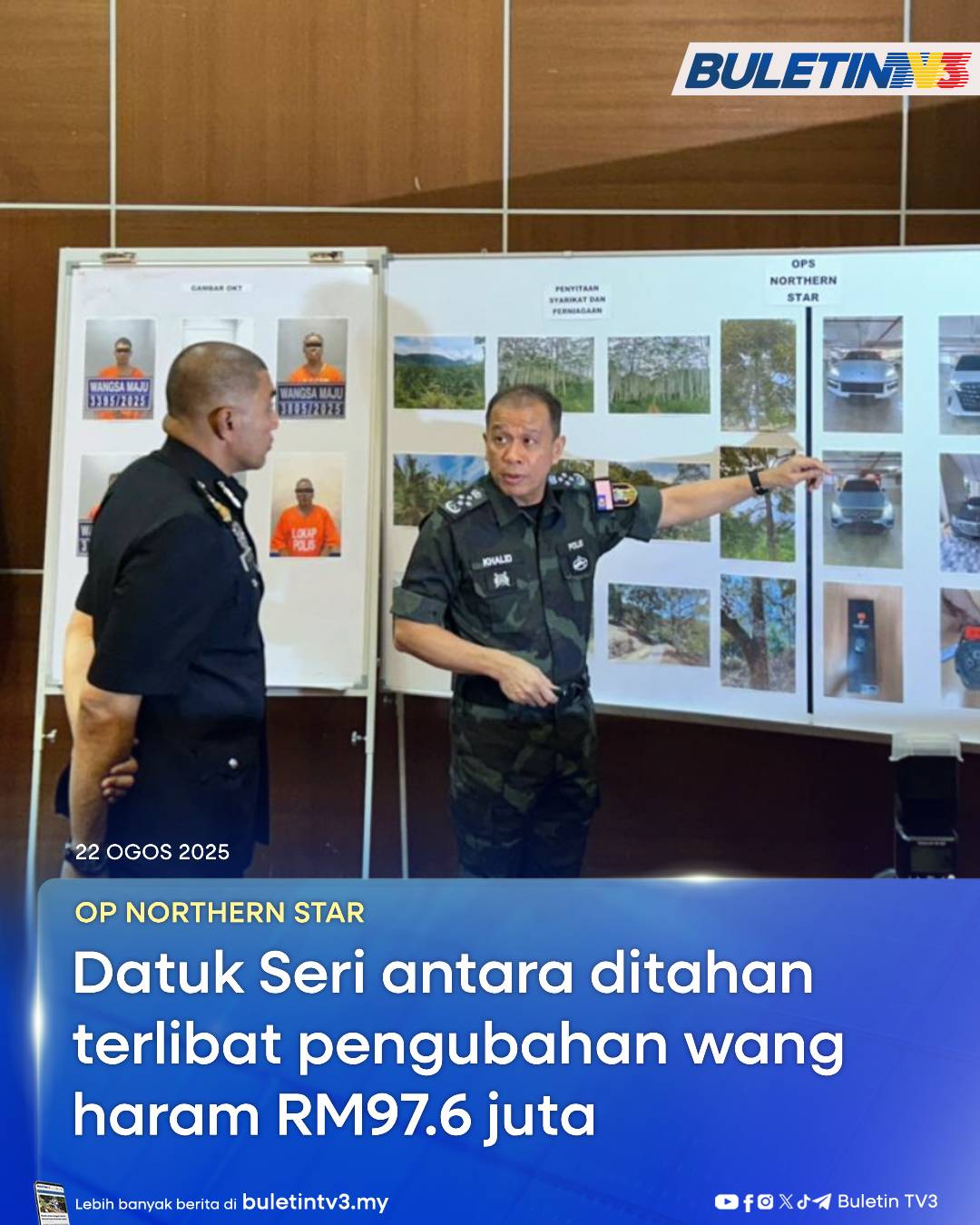 Buletin - OP NORTHERN STAR | Tiga individu masing-masing bergelar Datuk ...