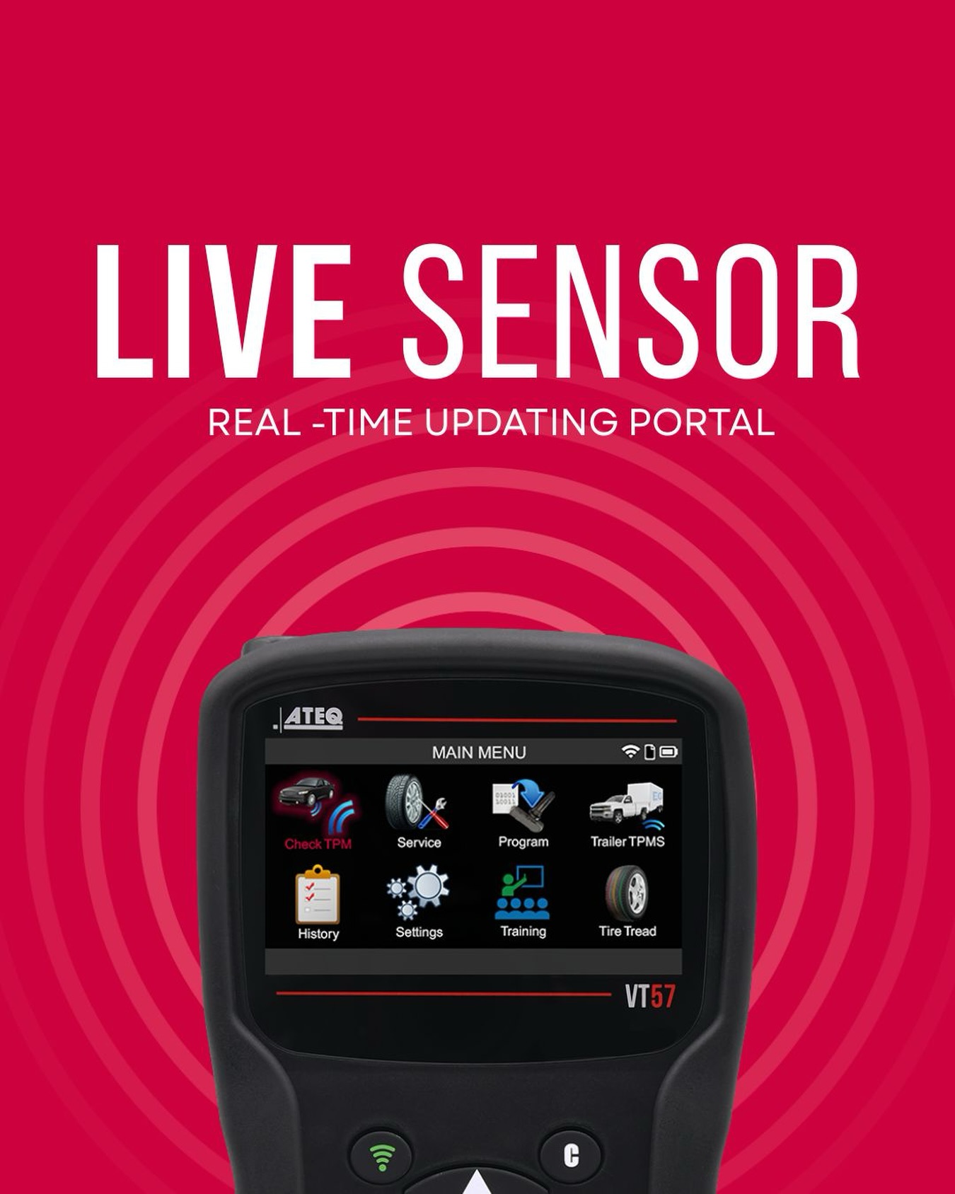 Live sensor the first real-time... - ATEQ TPMS Tools Global | Facebook