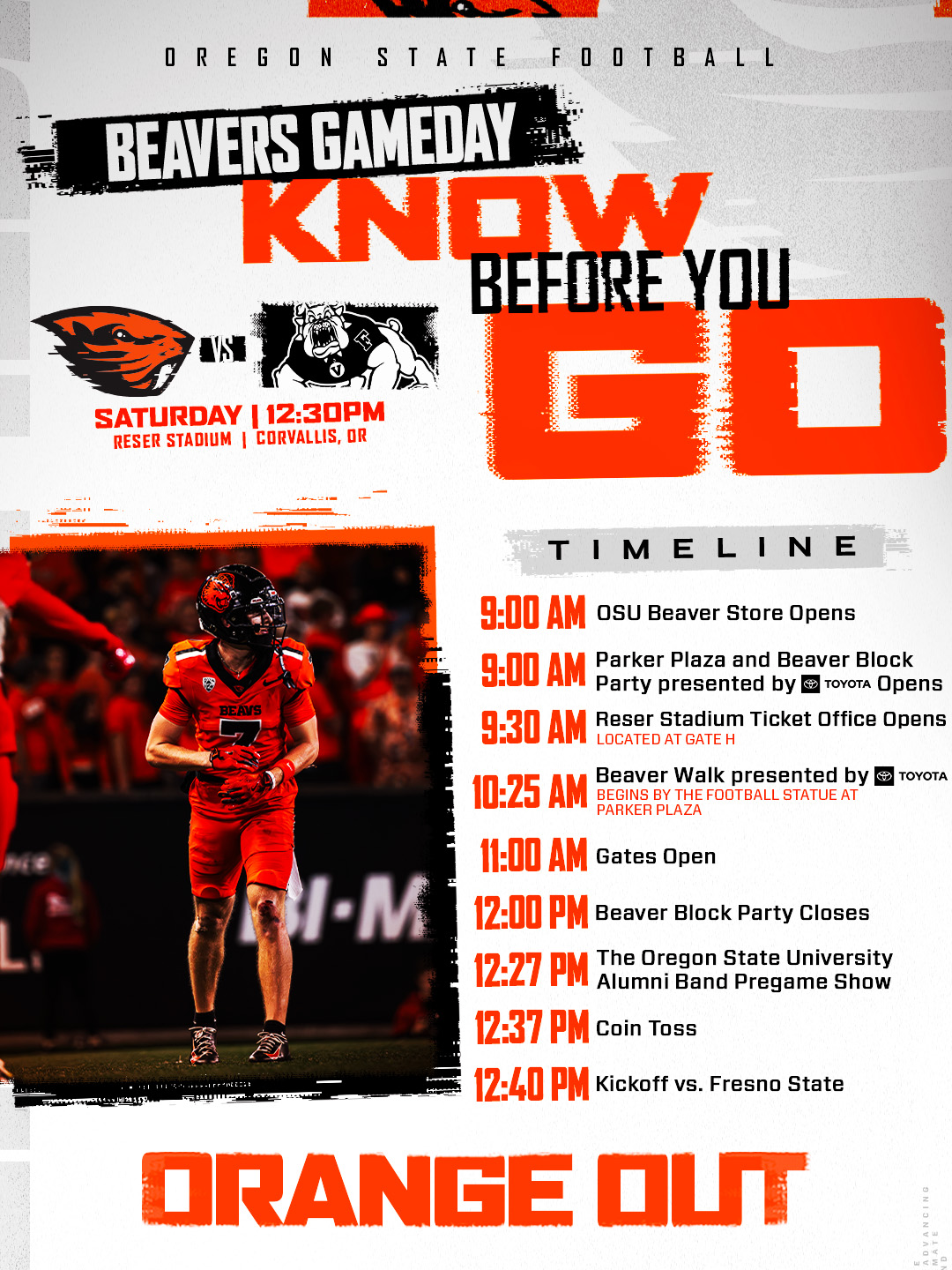 Go - Found your morning plans 😎 Your Oregon State Football Gameday ...