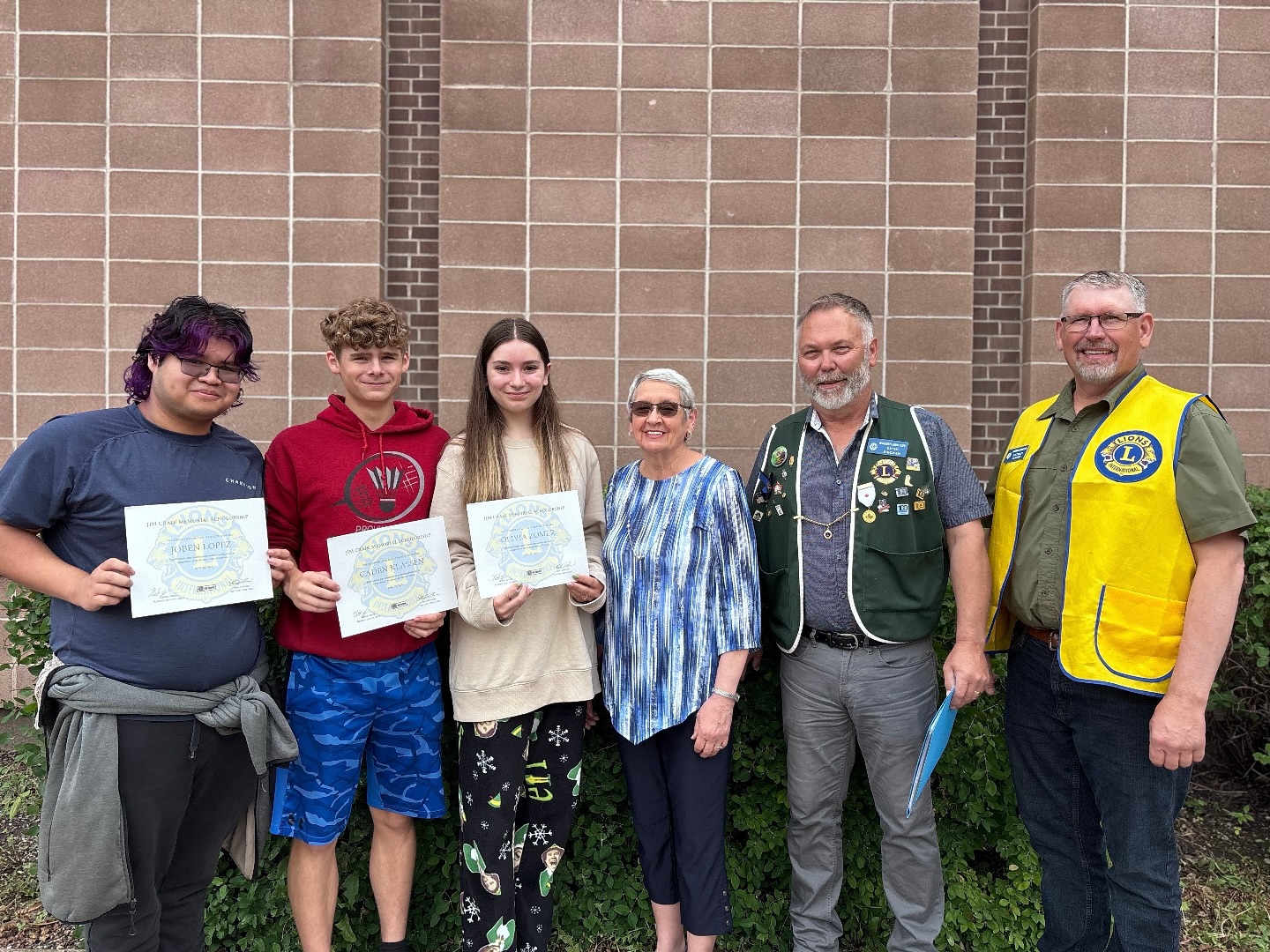 RJC - Today, we were honoured to welcome members of the Rosthern Lions ...