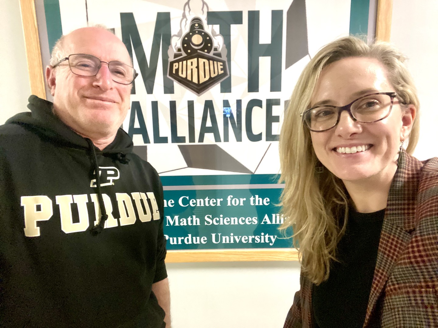 On a recent trip to Purdue... - American Mathematical Society | Facebook
