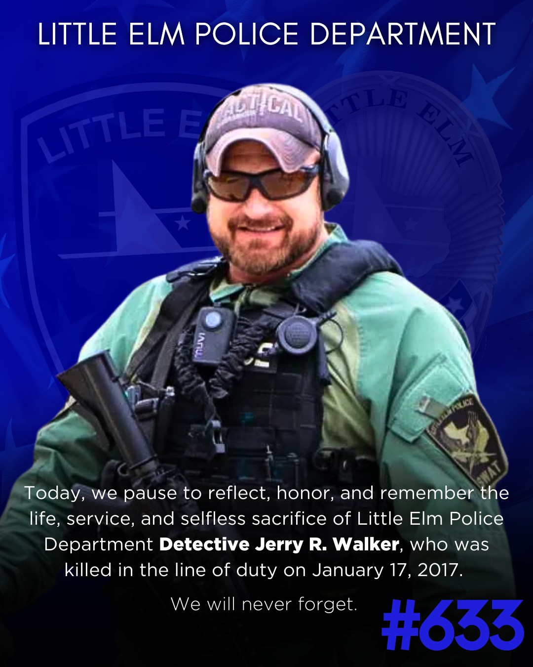 Town - Remembering Detective Jerry Walker today for his service to ...