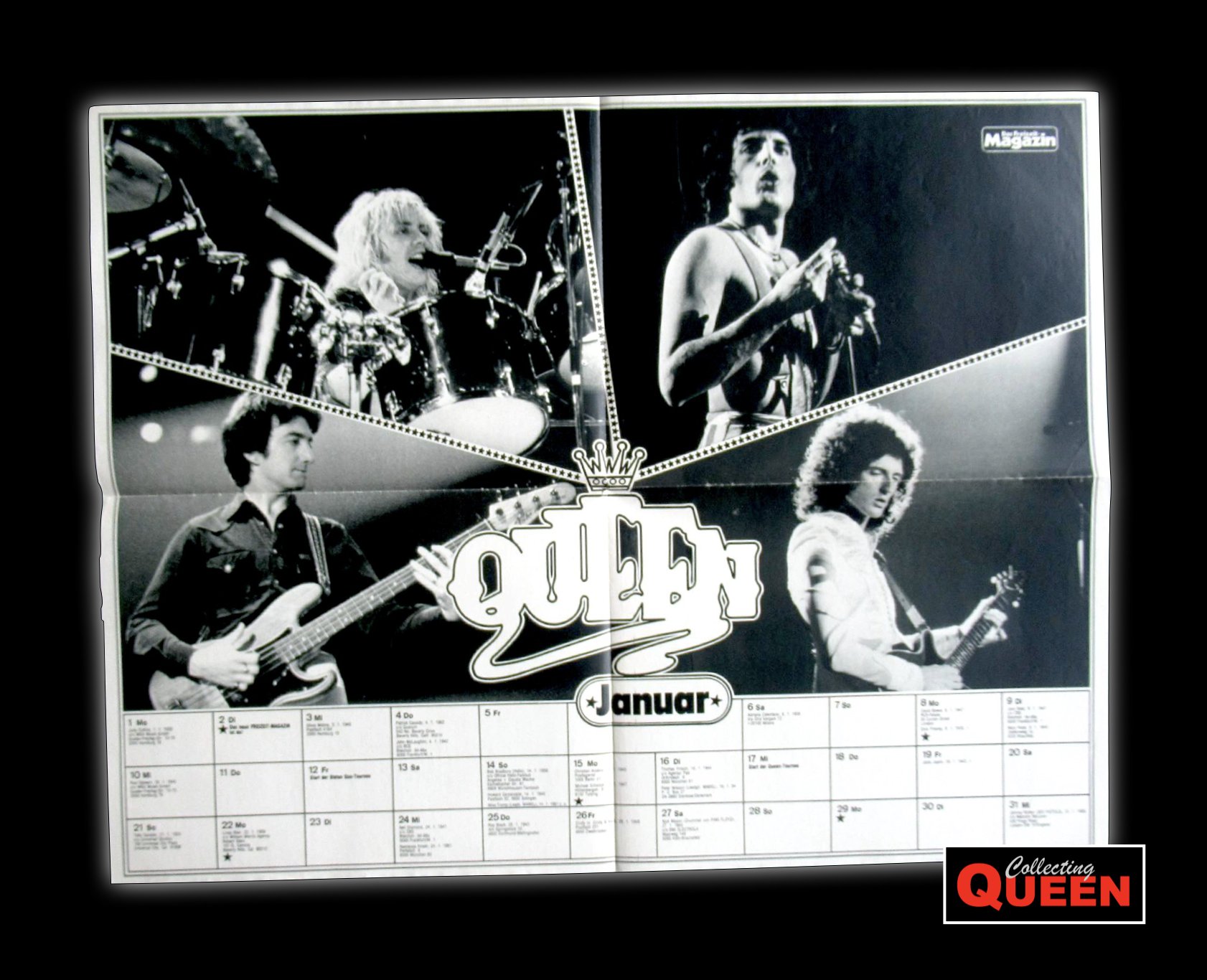 Collecting - A pull-out poster calendar for 1978 that was issued