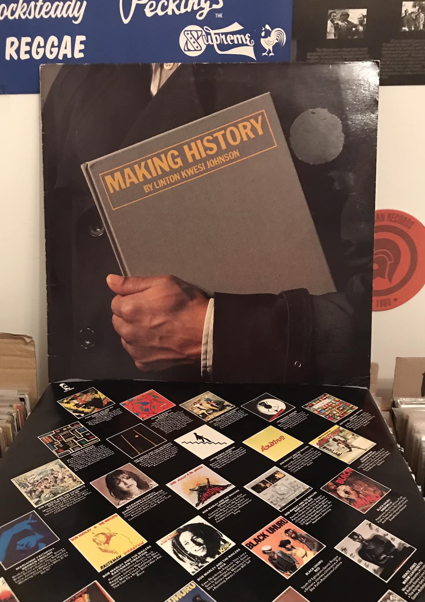 Linton Kwesi Johnson = Making History. 1984 Island Records 