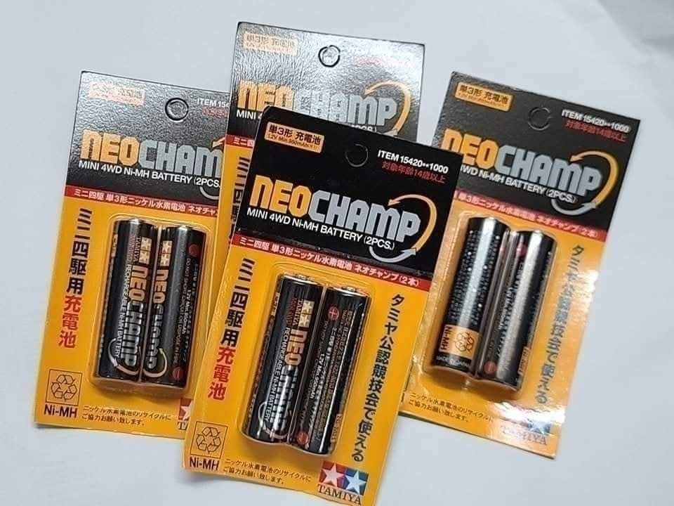 🎉Tamiya🤩👍NEOCHAMP⚡️ 15420 Rechargeable Battery For Mini 4WD