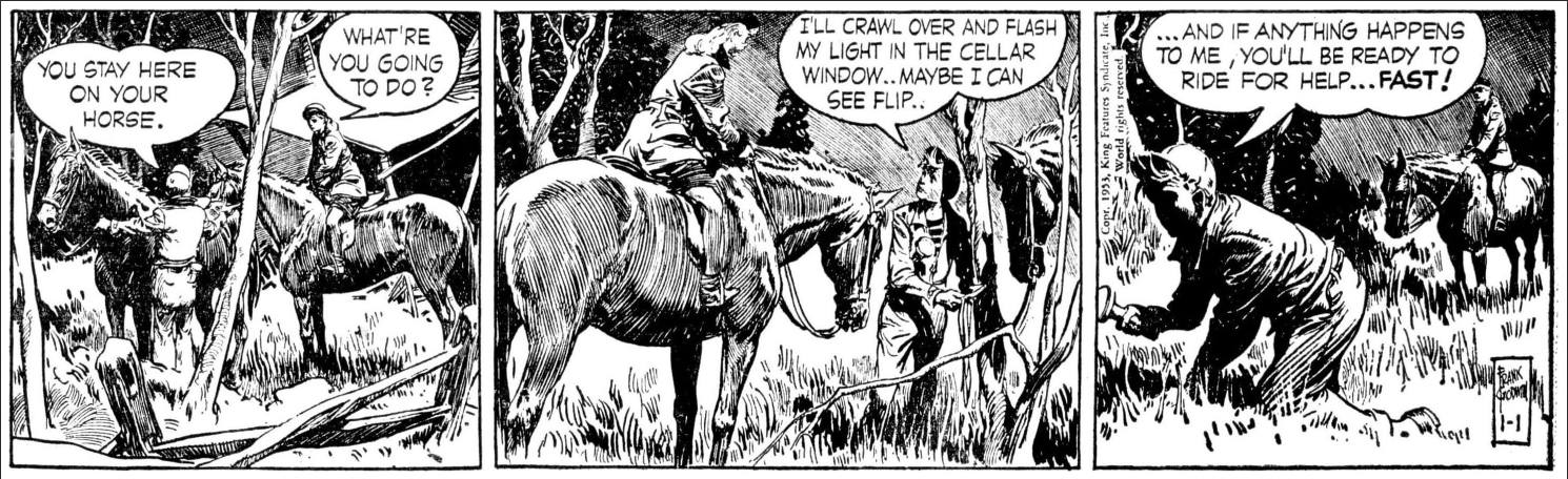 Classic - More Rusty Riley is coming! 1/1/1953 daily by Frank Godwin ...