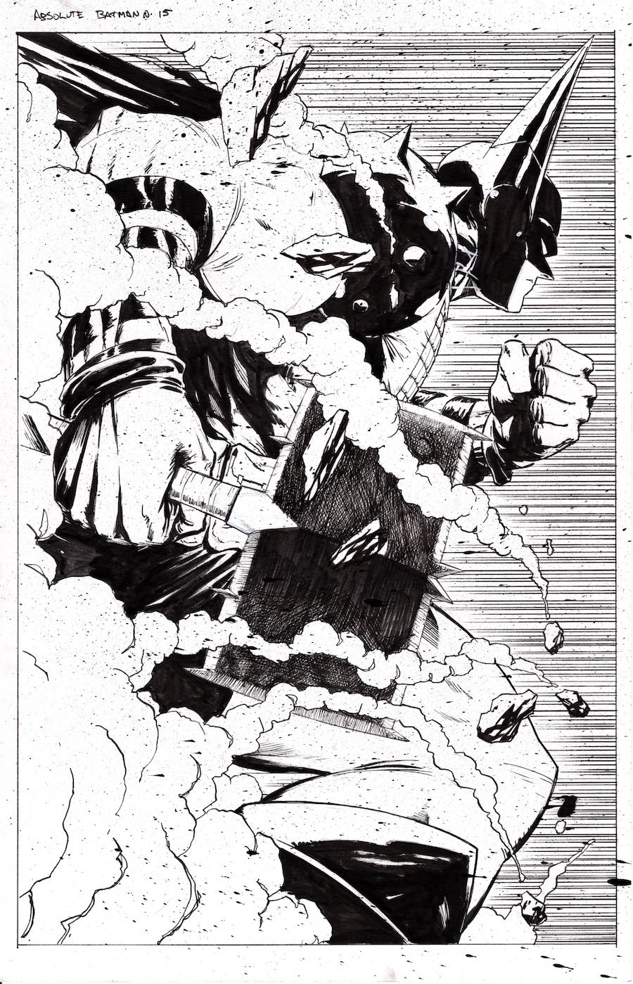 Absolute Batman #6 original art by Nick Dragotta sold
