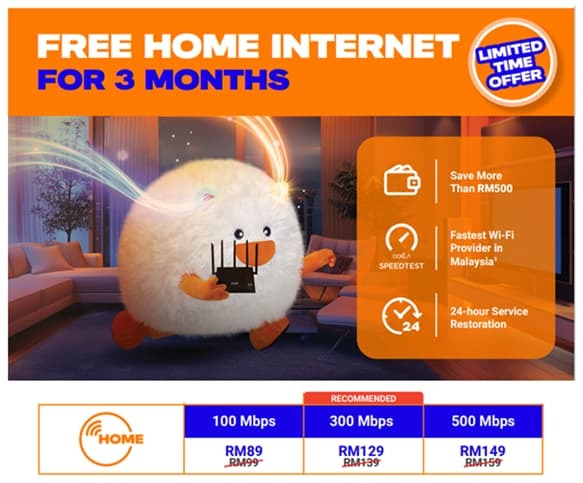 TMpoint - 💥PROMO TERBAIK 2025💥 ‼️UNIFI HOME FIBER - 3 BULAN PERCUMA‼️ 🔥 ...