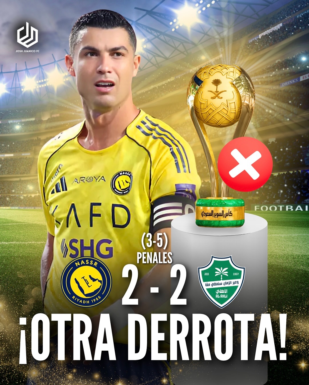 Josh Juanico - CRISTIANO PIERDE LA FINAL 🏆😢 El... | Facebook