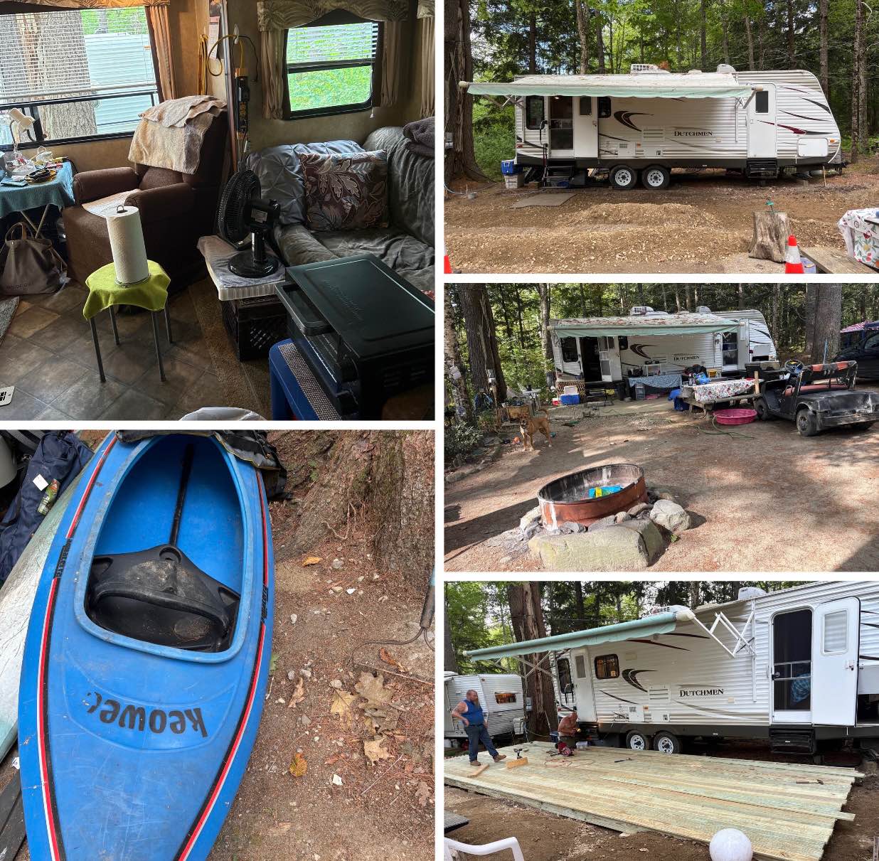 32’ 2012 Dutchmen Tag-Along camper with Golf Cart, Grill & Kayak ...