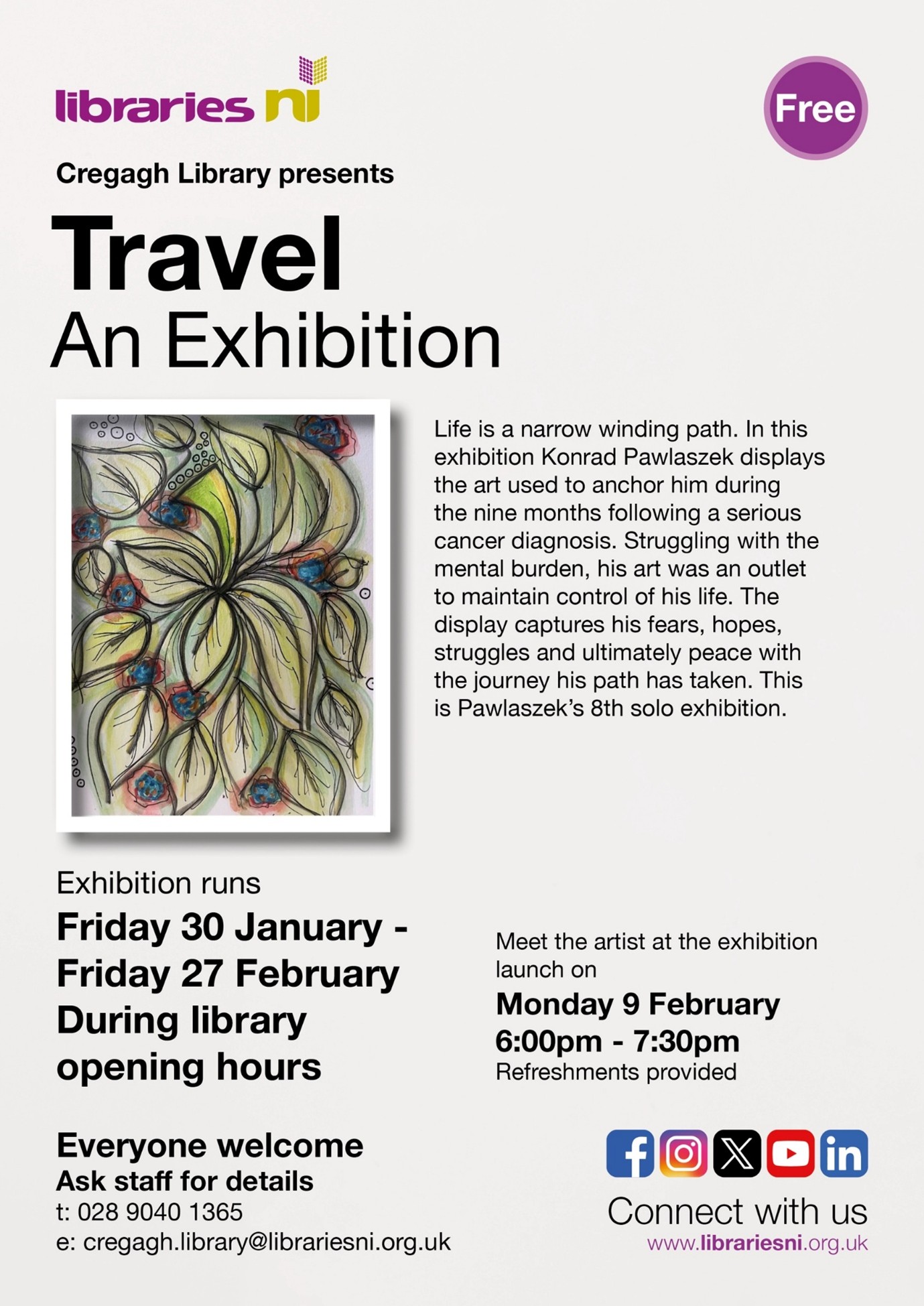 Libraries - Cregagh Library is hosting a new free exhibition this ...