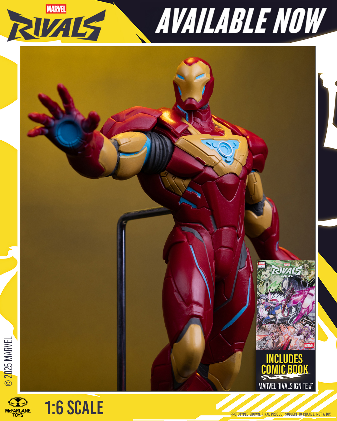 Iron Man 1:6th Scale collectible from McFarlane Toys based on the