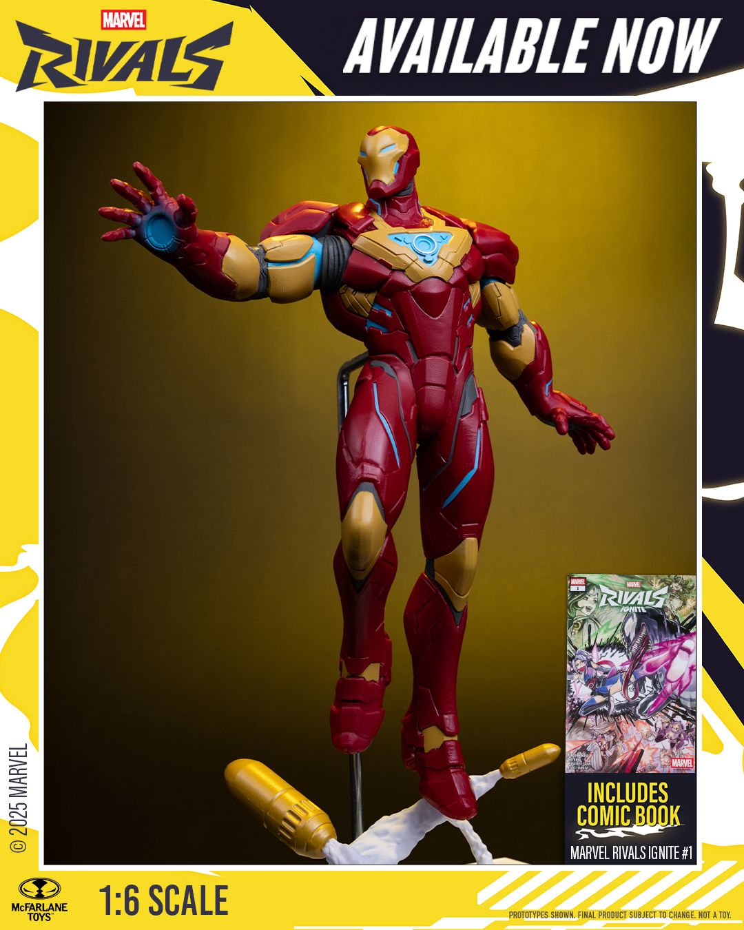 Iron Man 1:6th Scale collectible from McFarlane Toys based on the