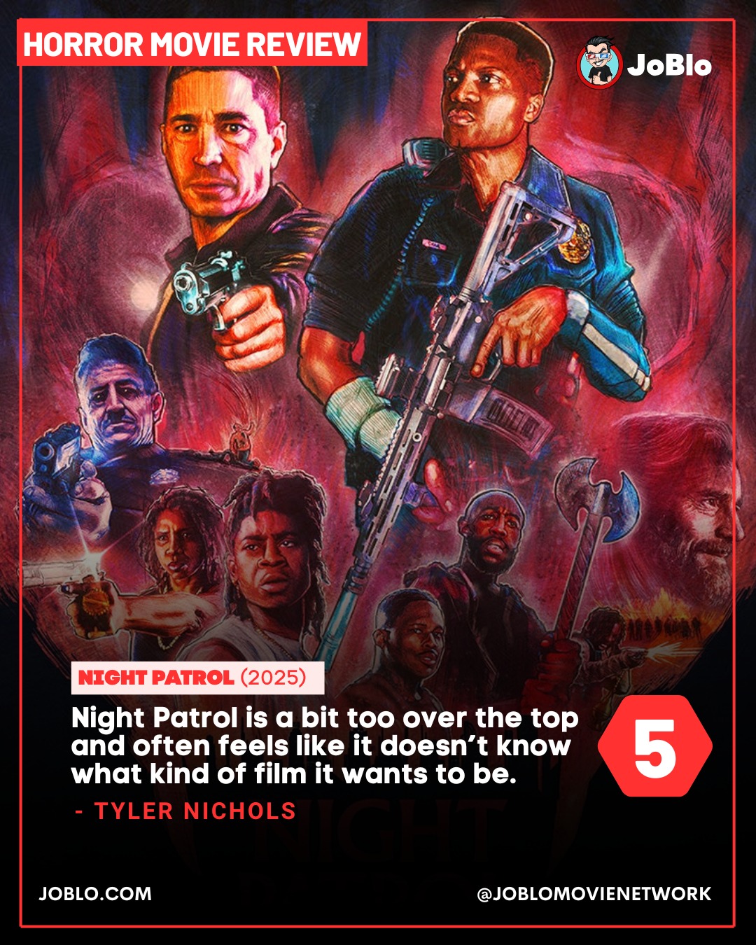 JoBlo.com - Night Patrol Review: Another Vamp Film That... | Facebook