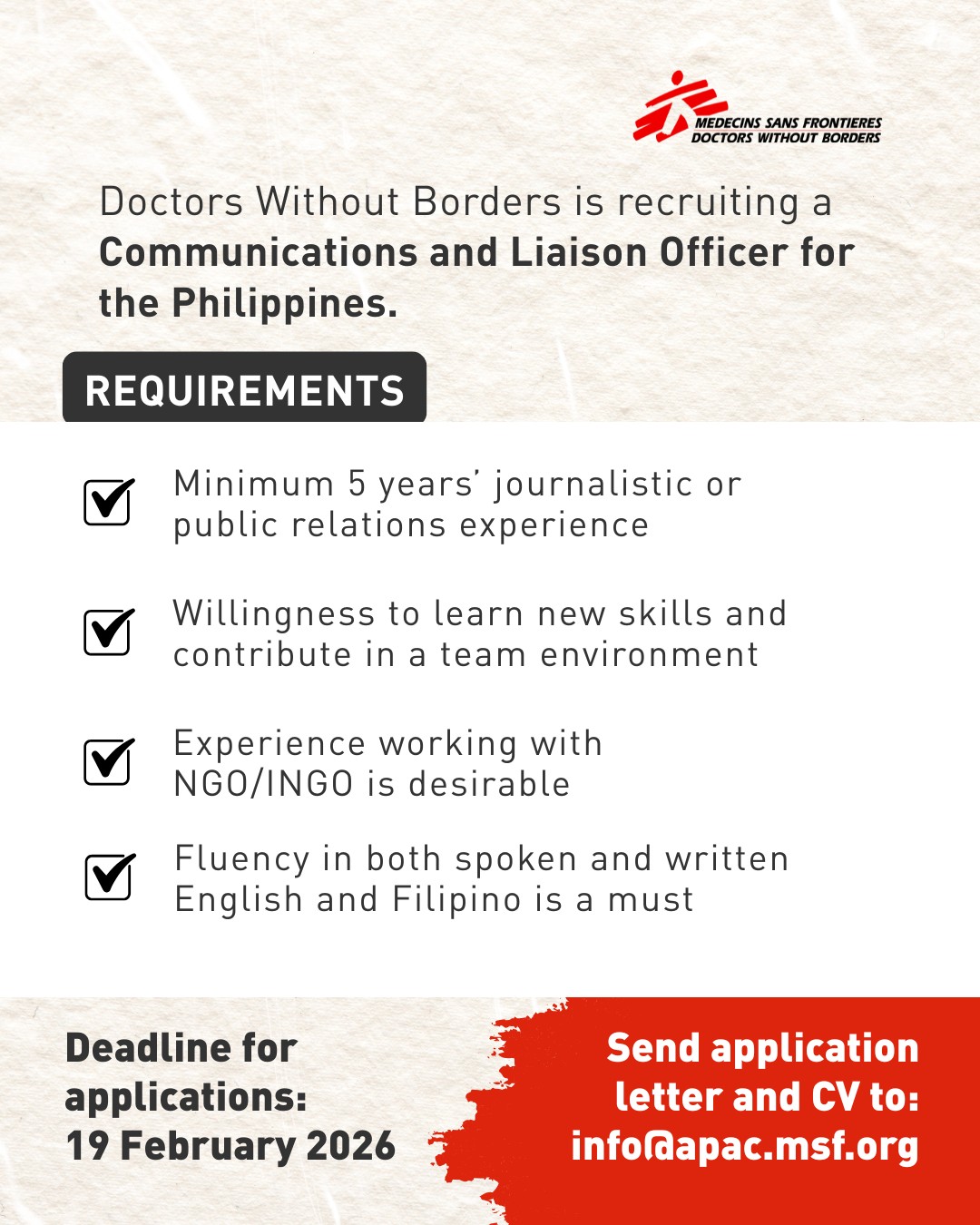 Doctors Without Borders / Médecins Sans Frontières (MSF) | Facebook