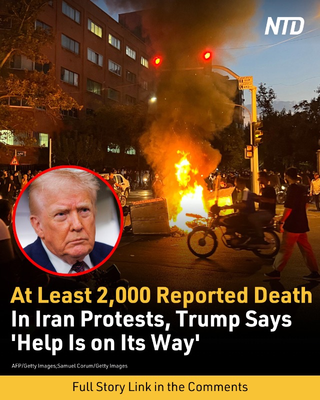 NTD - The death toll from nationwide protests in Iran spiked Tuesday to ...