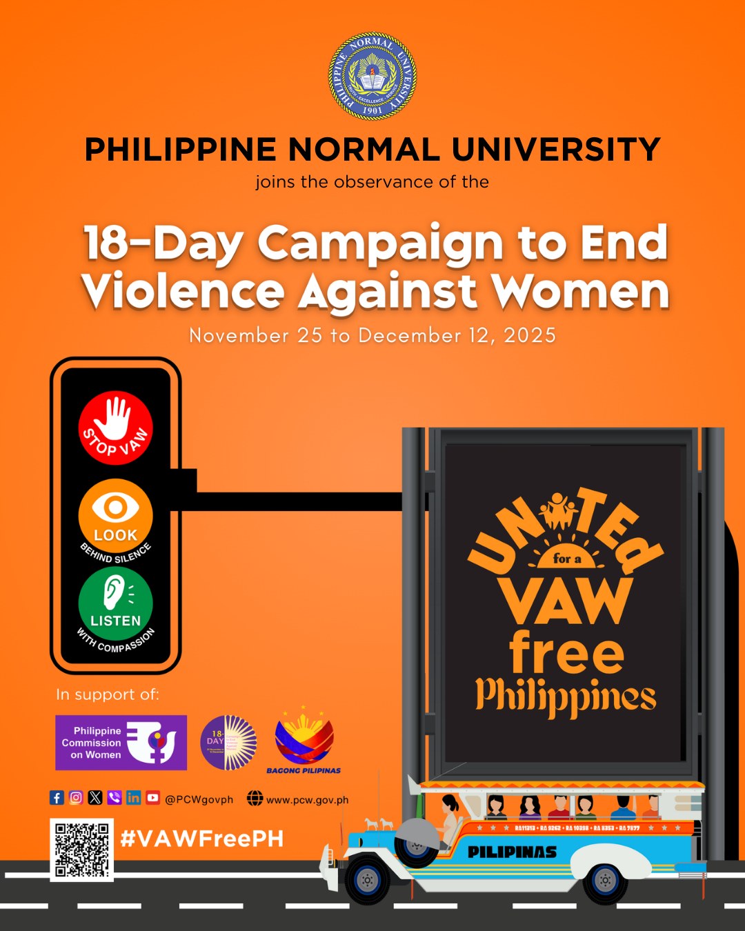 PNU - Philippine Normal University proudly supports the nationwide 18 ...