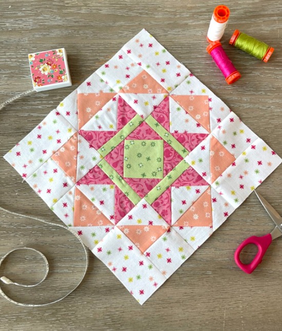 Quilting - This pretty block will be lovely in many types of projects ...
