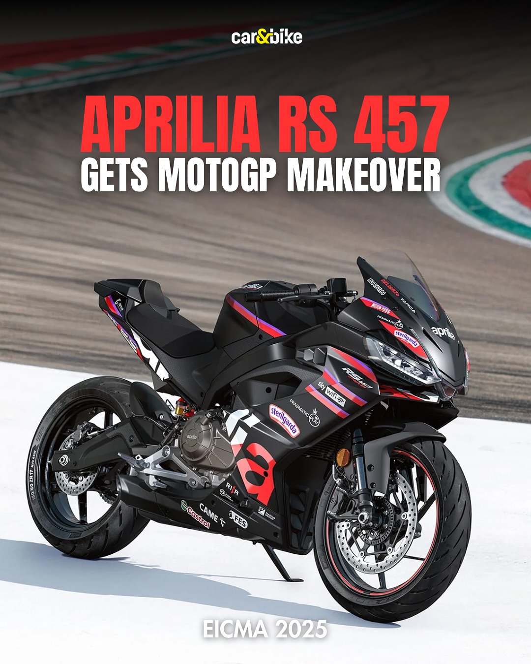 Aprilia has expanded its range of MotoGP-inspired two-wheelers