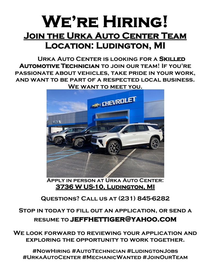 🔧 WE'RE HIRING – MECHANICS WANTED! 🔧... - Urka Auto Center | Facebook