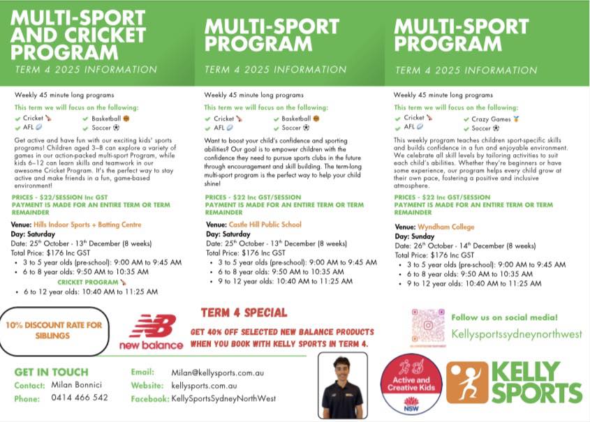Hills Indoor Sports + Batting Centre | Seven Hills NSW
