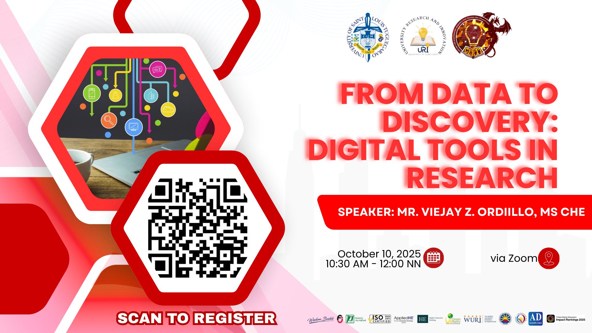 𝐅𝐫𝐨𝐦 𝐃𝐚𝐭𝐚 𝐭𝐨 𝐃𝐢𝐬𝐜𝐨𝐯𝐞𝐫𝐲: 𝐃𝐢𝐠𝐢𝐭𝐚𝐥 𝐓𝐨𝐨𝐥𝐬 𝐢𝐧 𝐑𝐞𝐬𝐞𝐚𝐫𝐜𝐡 Join us in an ...