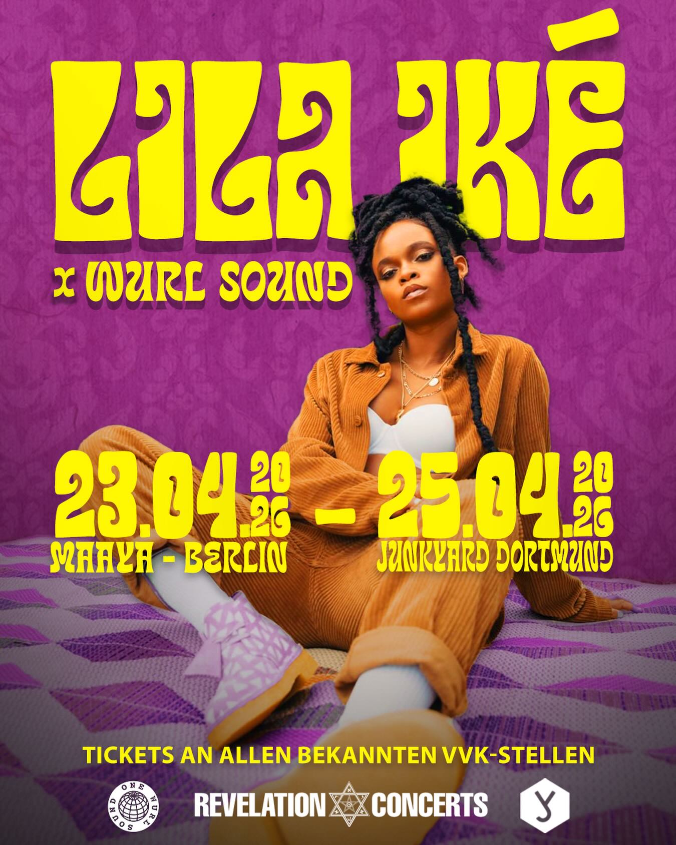 LILA IKÉ & WURL SOUND - TREASURE SELF LOVE EUROPE TOUR | APRIL