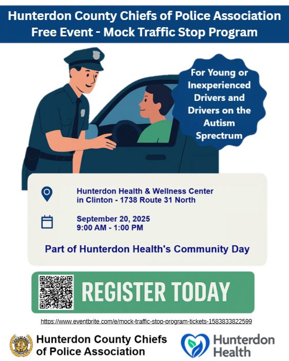 Hunterdon - 🚦 Mock Traffic Stop Program – For Young / Inexperienced ...