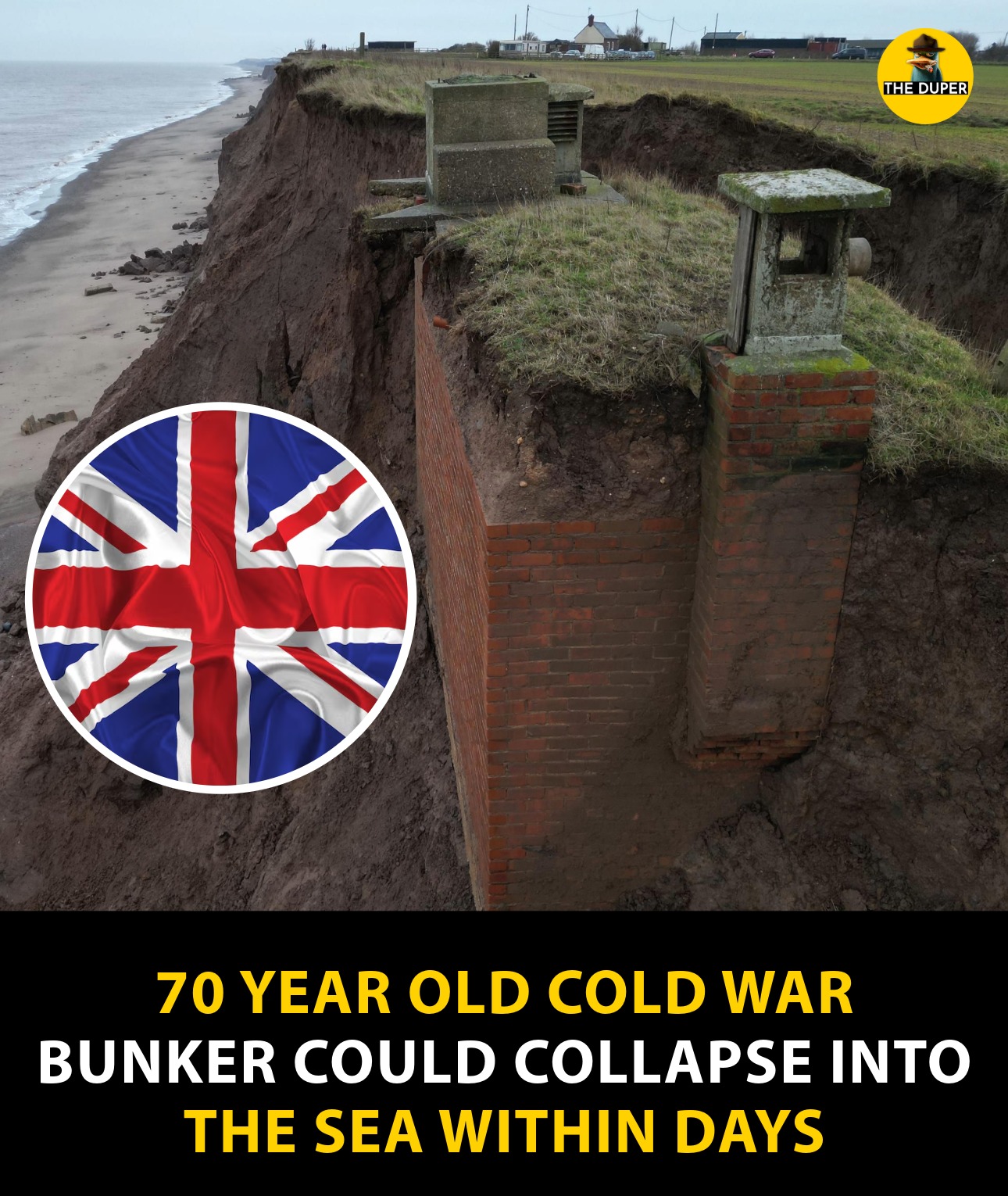 Ironic - A piece of Cold War history is about to disappear 🌊🏚️ A 70 ...