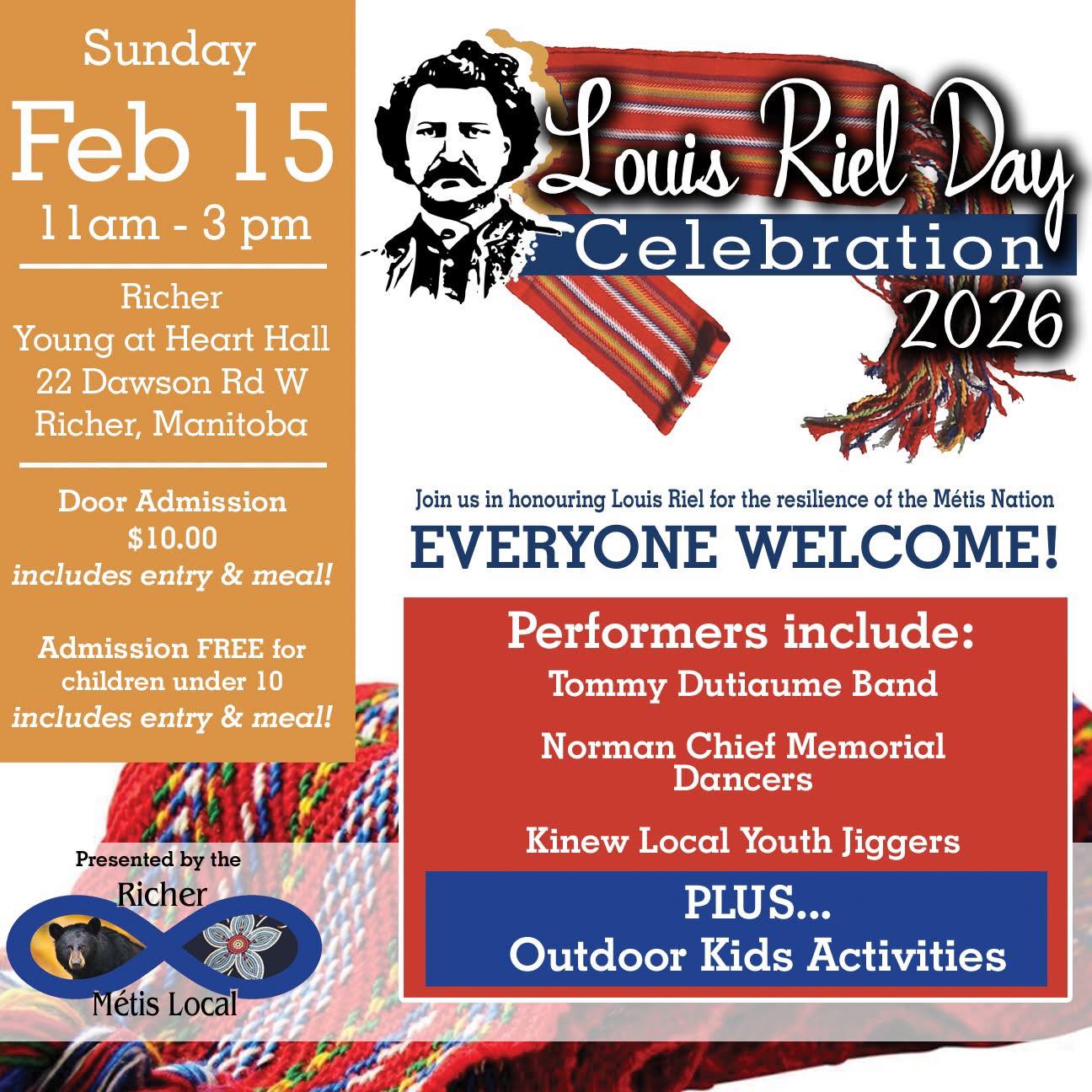 🎉 Our Louis Riel Day Celebration is... - Richer Metis Local | Facebook