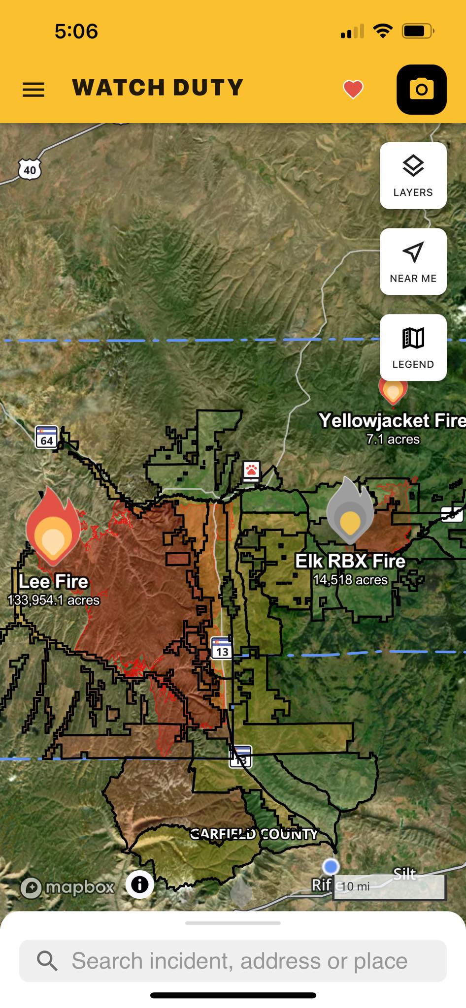 Timberline - Just offering an update on the Lee, Elk, and now yellow ...
