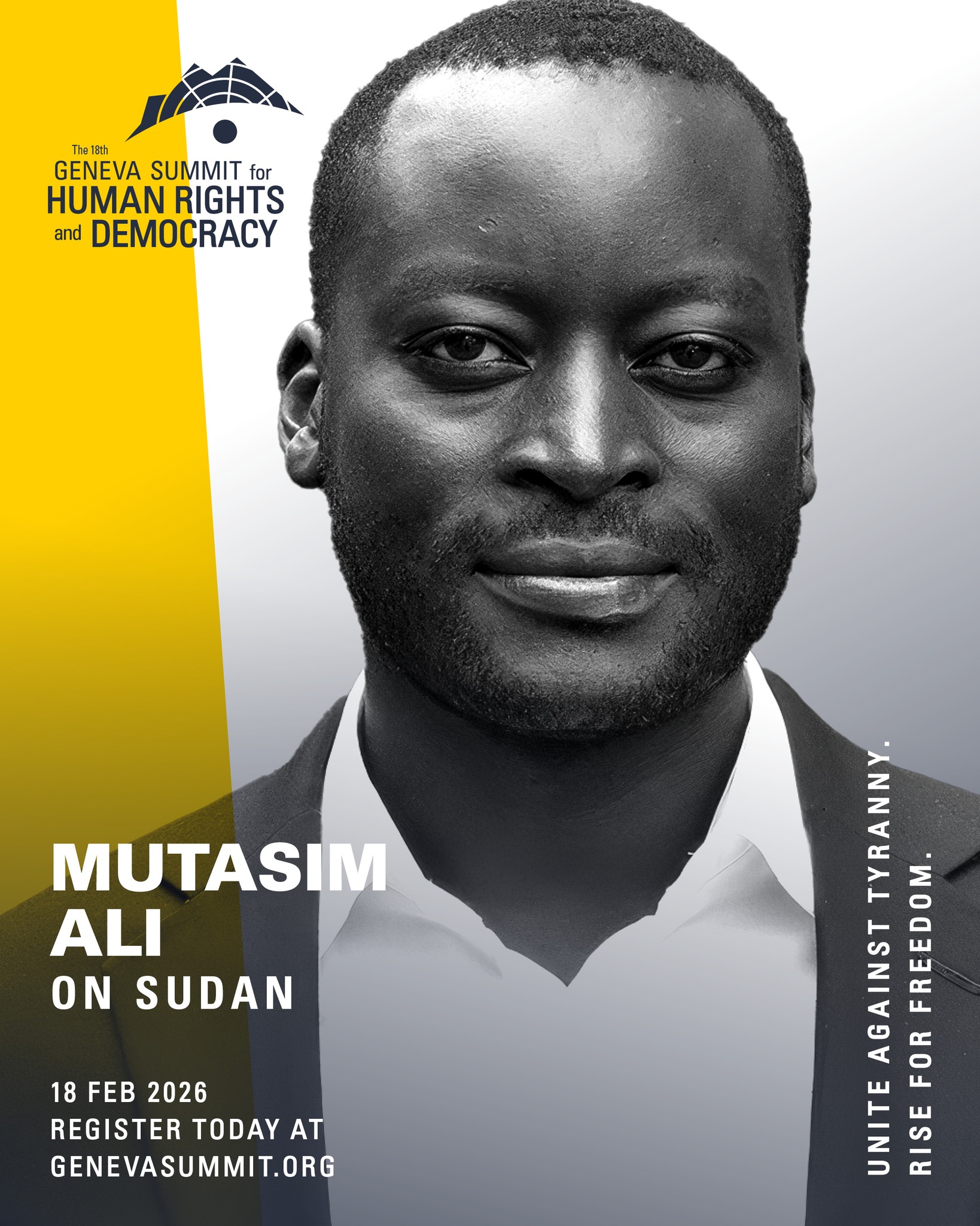 Geneva - 📣 LINEUP ANNOUNCEMENT: Mutasim A. Ali will address # ...