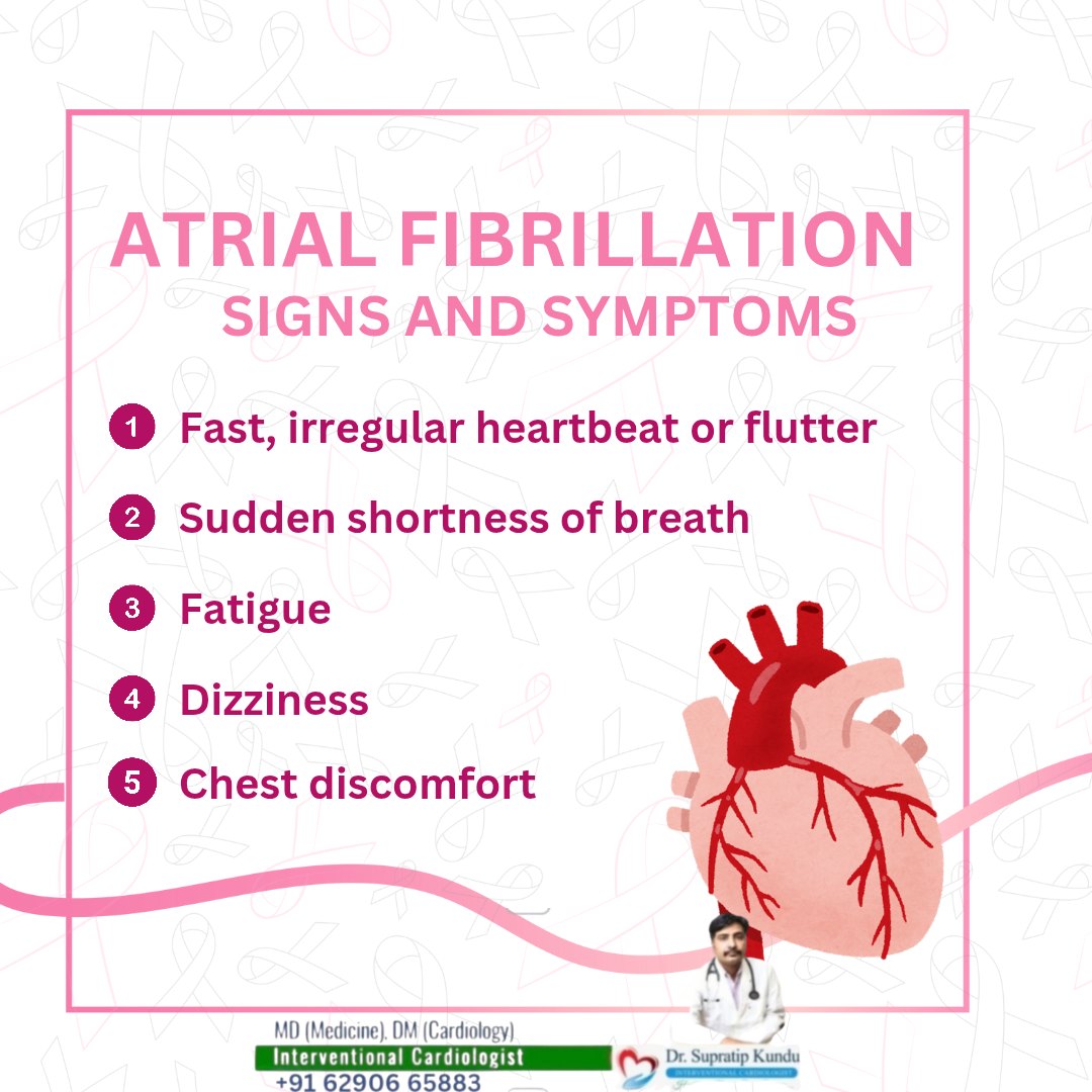 😊 Atrial Fibrillation is... - Dr. Supratip kundu cardiologist | Facebook