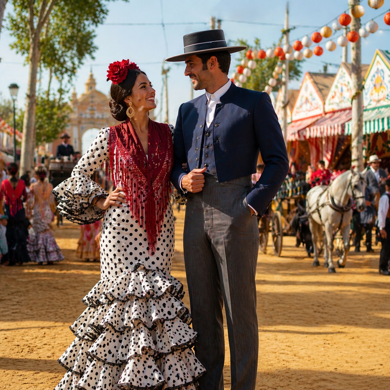 Be honest.... Would you wear something this? 👗🇪🇸 #spain #sevilla #outfit #clothing #feria #feriadeabril