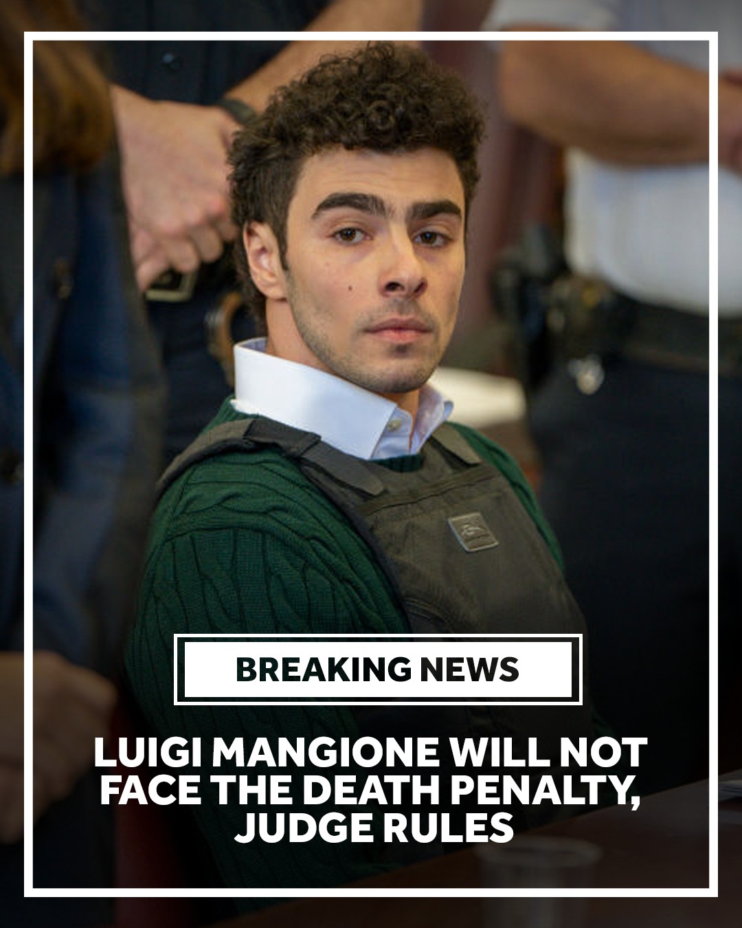 KOAT - Luigi Mangione will not face the death penalty for... | Facebook