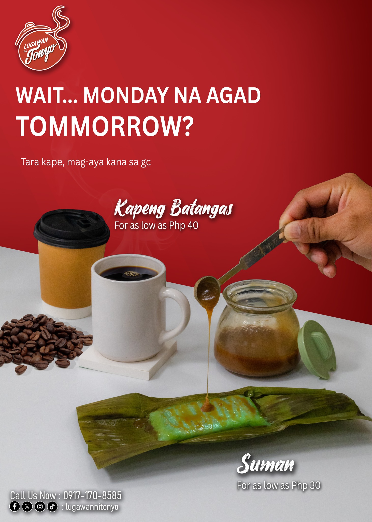 Lugawan - Wait… Monday na agad bukas? 😩☕ Laban lang with Kapeng ...