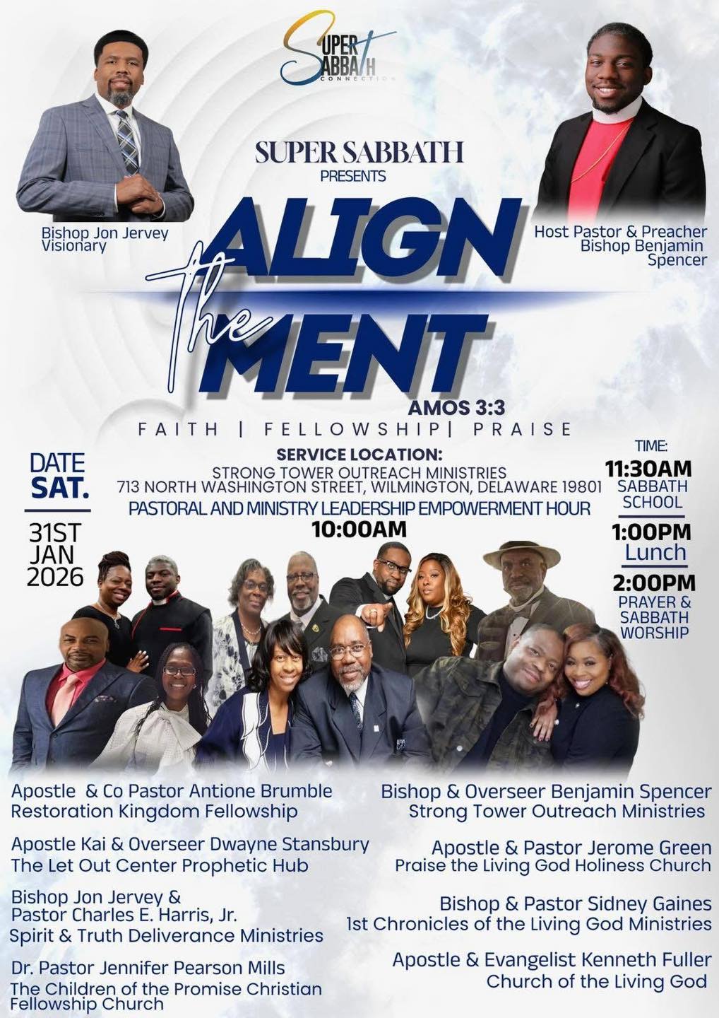 📣 SUPER SABBATH 2026 | ALIGN THE MENT “Can two walk together, except ...