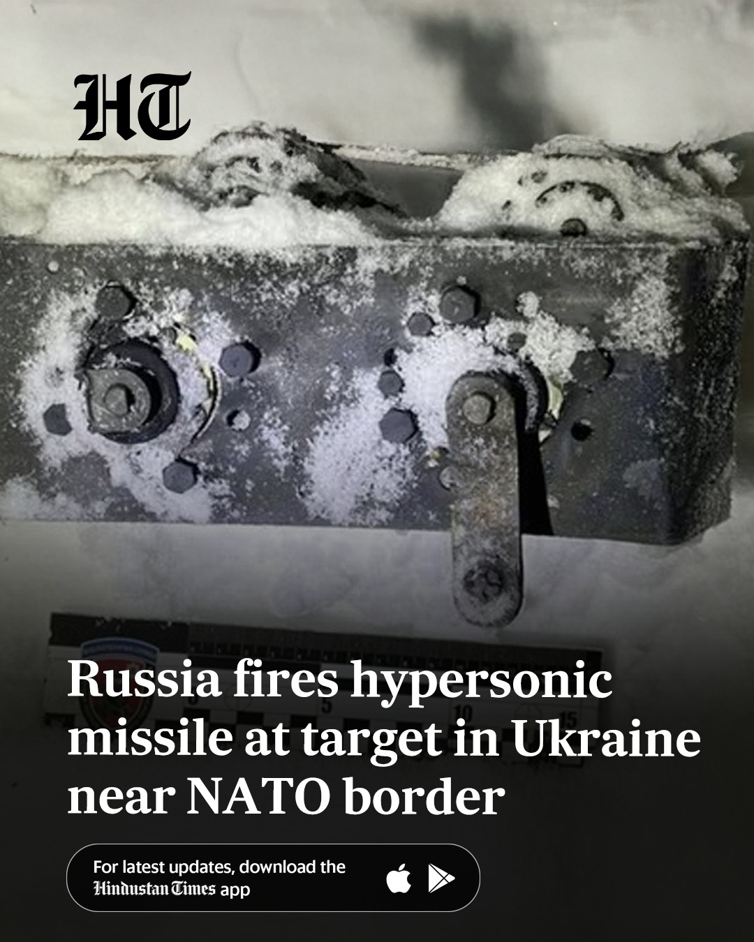 Hindustan - Russia fired a powerful hypersonic missile overnight at a ...