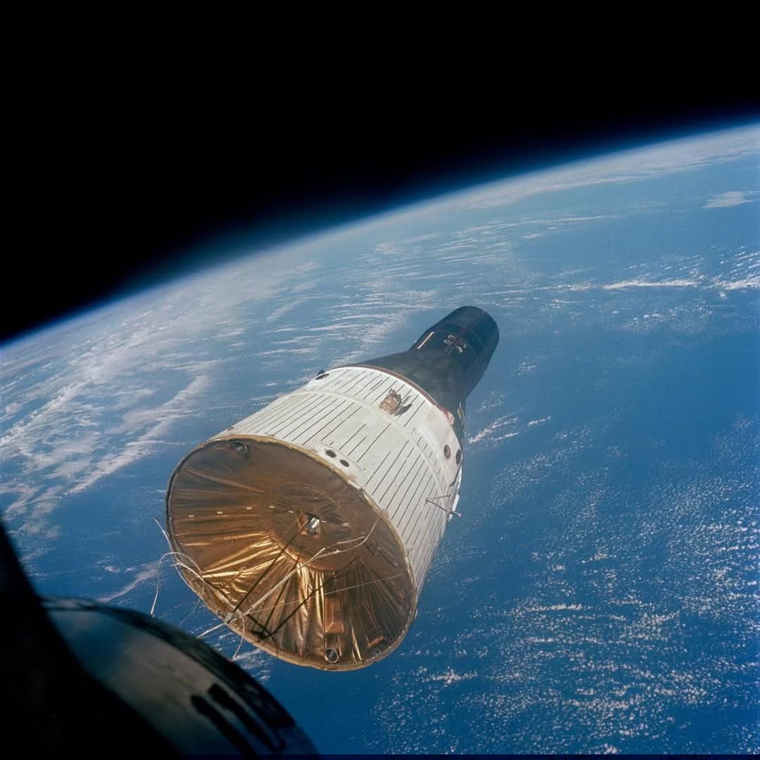 On December 15, 1965, this historic photograph captured the Gemini