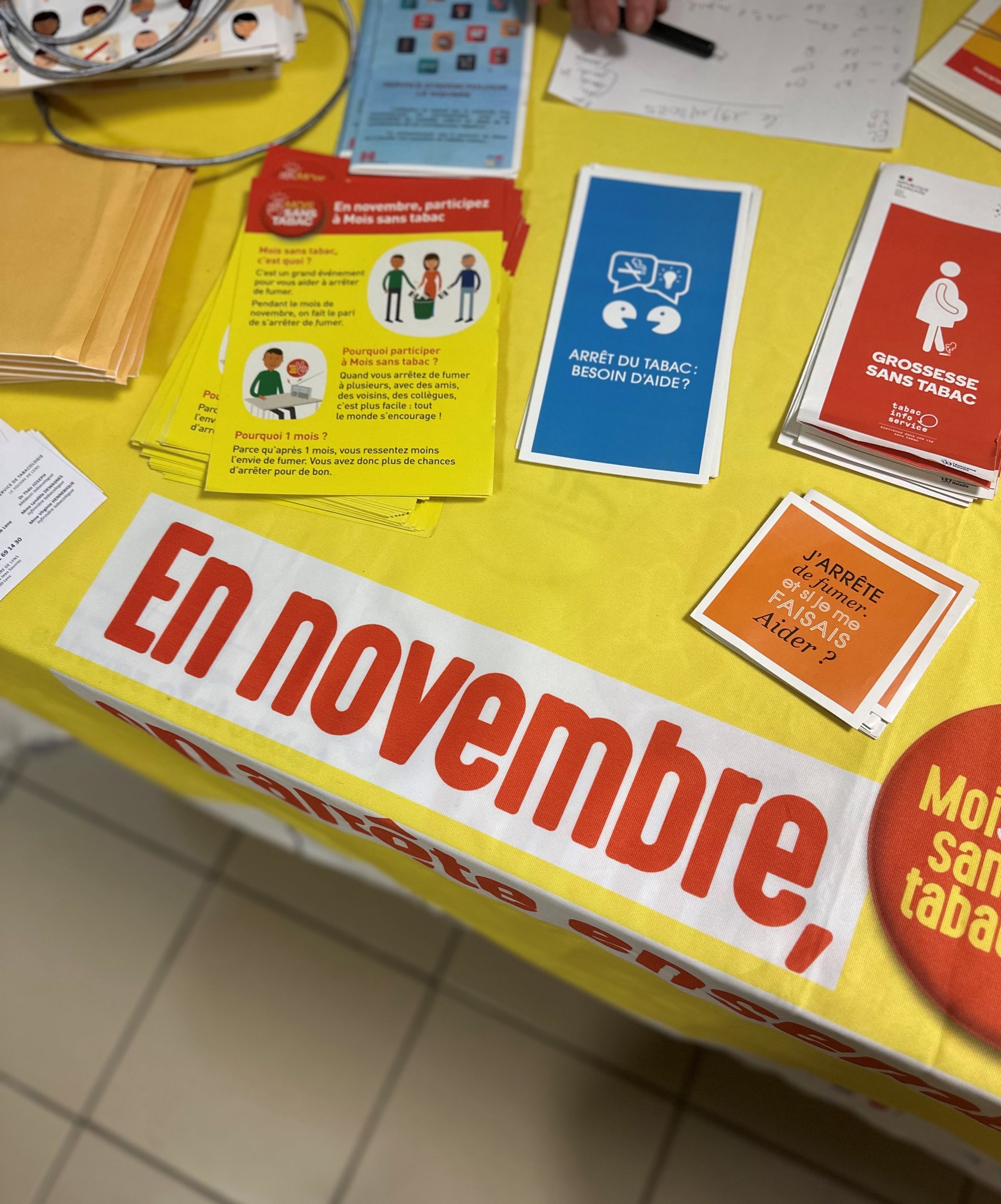 Stand d’information « Mois Sans Tabac » – 27 novembre 2025