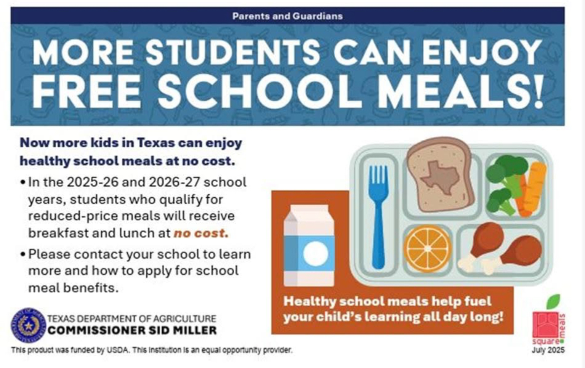 📣 Free & Reduced Meals for... - Child Nutrition, Conroe ISD | Facebook
