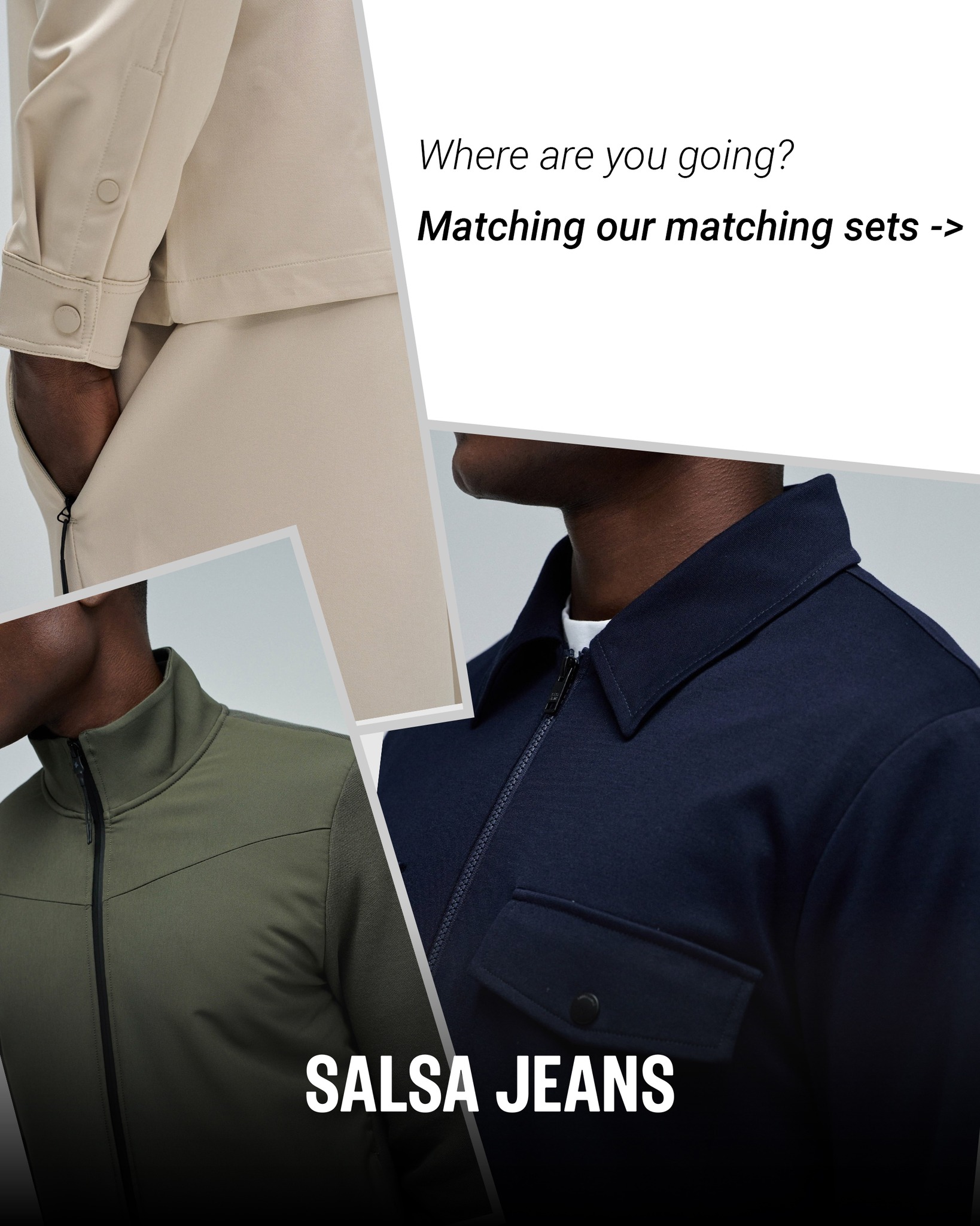Blouson en jean SALSA SLIM Bleu