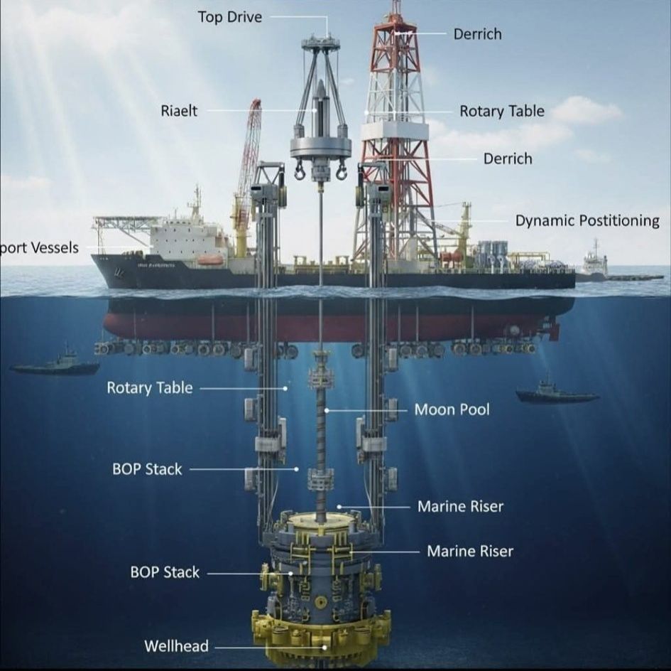 Oil - Discover the anatomy of the Drillship, where science meets the ...