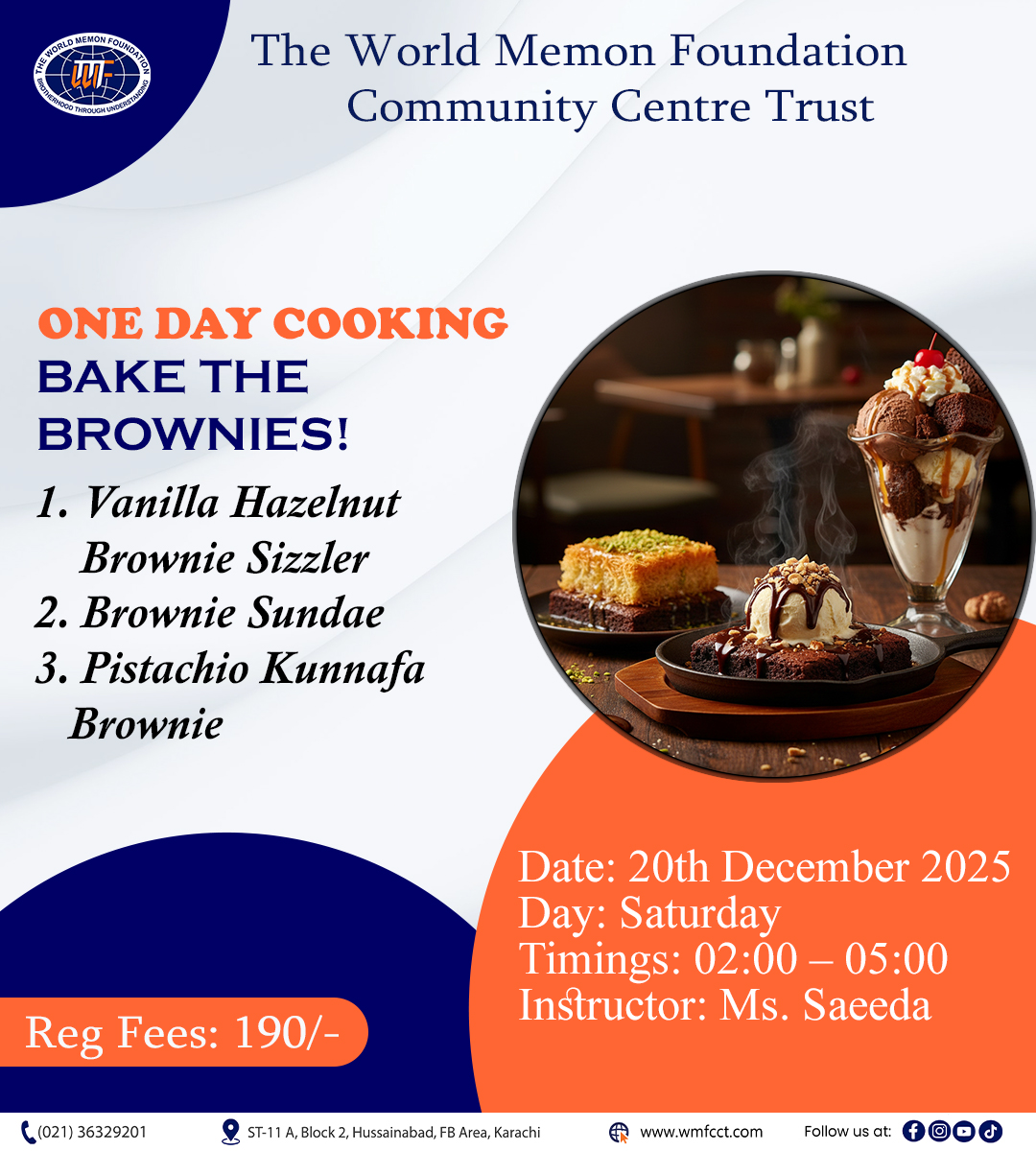 The World - VOCATIONAL TRAINING CENTRE ONE DAY COOKING CLASS BAKE THE ...
