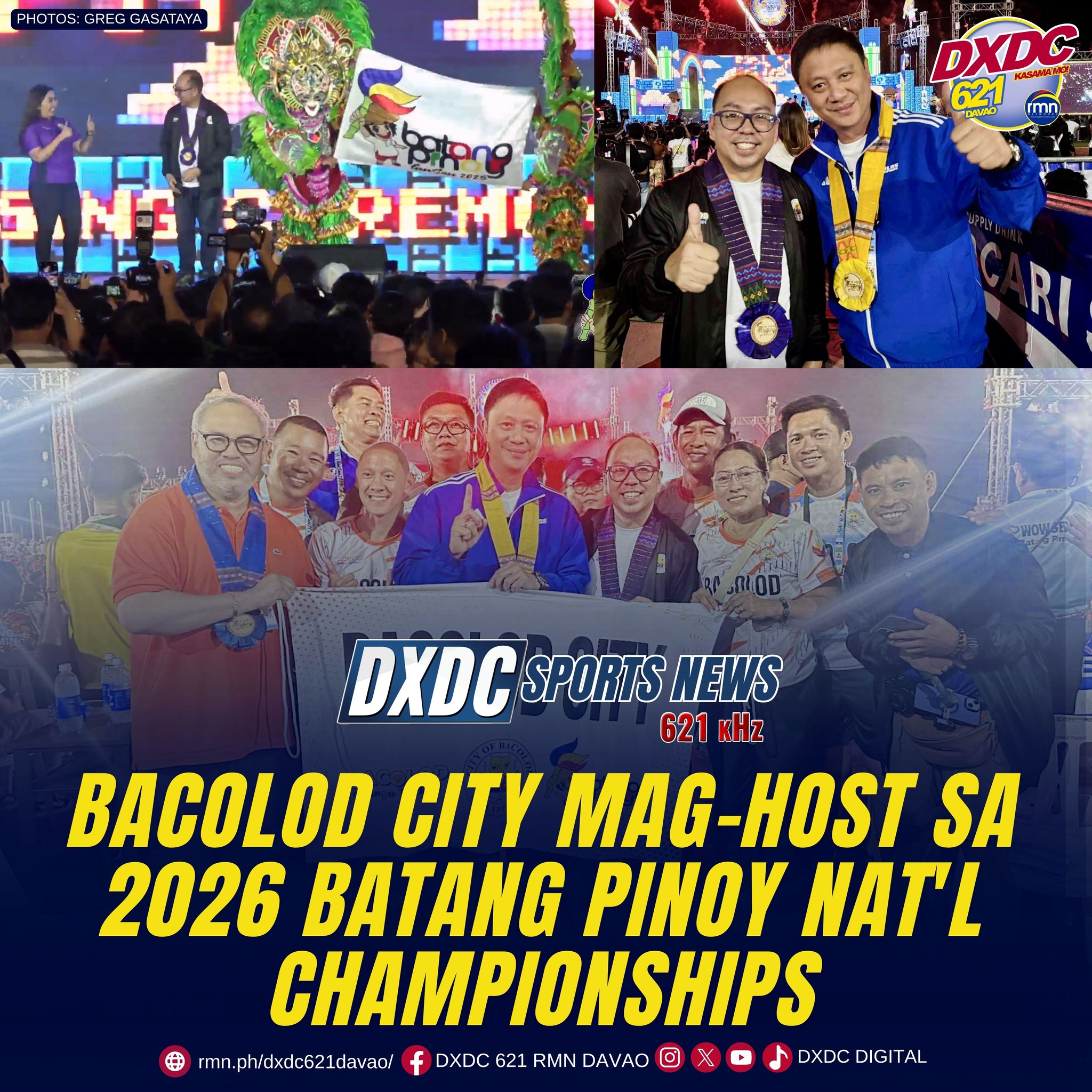 DXDC - #DXDCSports | BACOLOD CITY MAG-HOST SA 2026 BATANG PINOY NAT'L ...